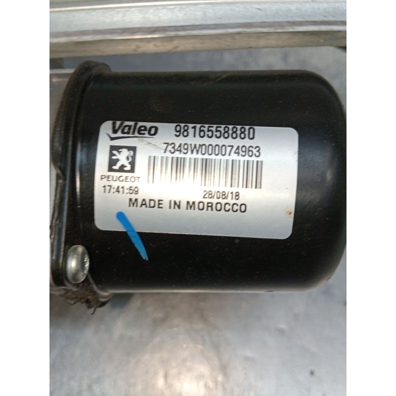 Recambio de motor limpia delantero para peugeot partner furgoneta/monovolumen (k9) 1.6 bluehdi 75 referencia OEM IAM 9816558880 