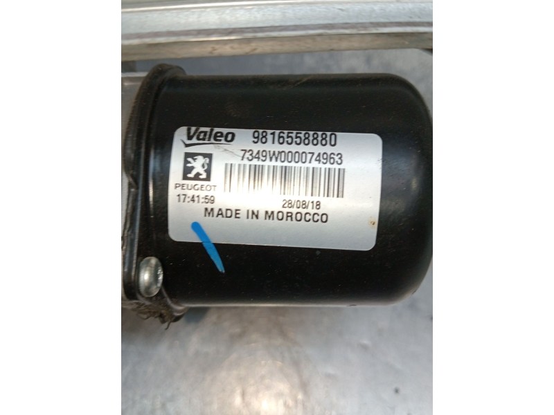 Recambio de motor limpia delantero para peugeot partner furgoneta/monovolumen (k9) 1.6 bluehdi 75 referencia OEM IAM 9816558880 