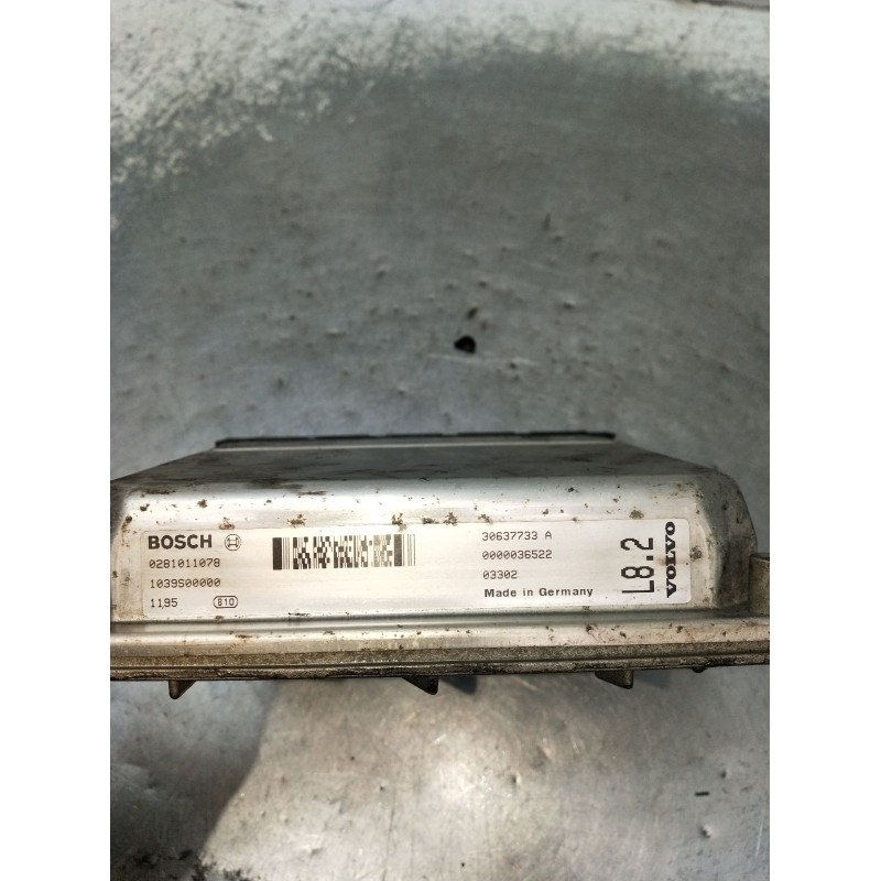 Recambio de centralita motor uce para volvo s80 berlina 2.4 d referencia OEM IAM 0281011078 30637733A 0000036522