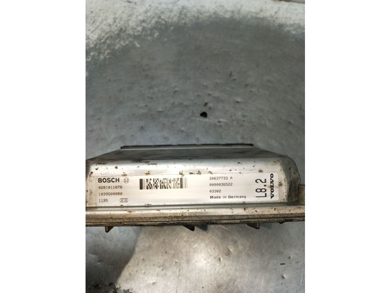 Recambio de centralita motor uce para volvo s80 berlina 2.4 d referencia OEM IAM 0281011078 30637733A 0000036522