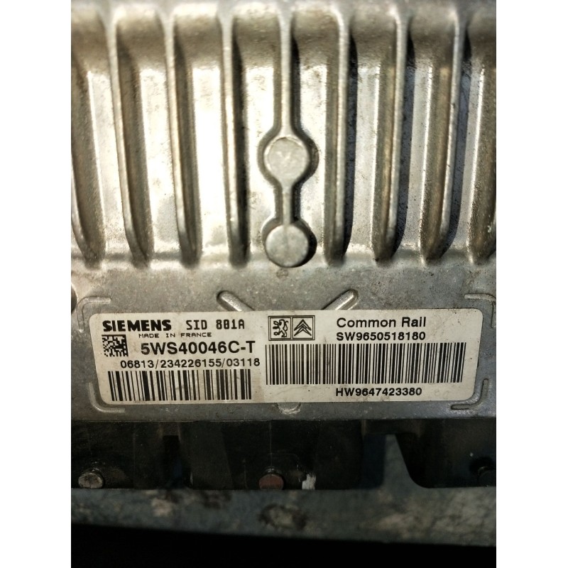 Recambio de centralita motor uce para citroën xsara (n1) 2.0 hdi 90 referencia OEM IAM SW9650518180 HW9647423380 5WS40046C