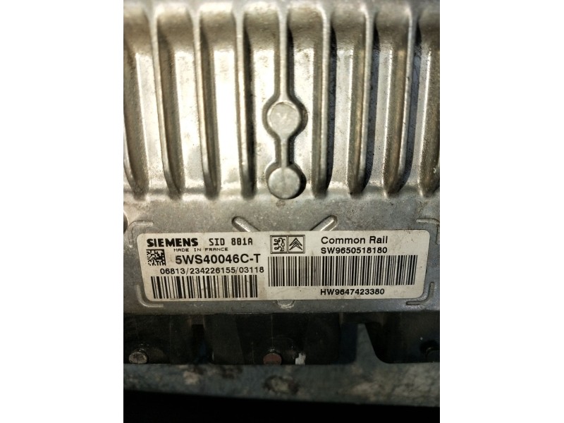Recambio de centralita motor uce para citroën xsara (n1) 2.0 hdi 90 referencia OEM IAM SW9650518180 HW9647423380 5WS40046C