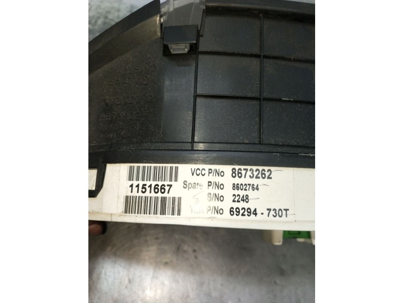 Recambio de cuadro instrumentos para volvo s80 berlina 2.4 d referencia OEM IAM 8673262 69294730T 