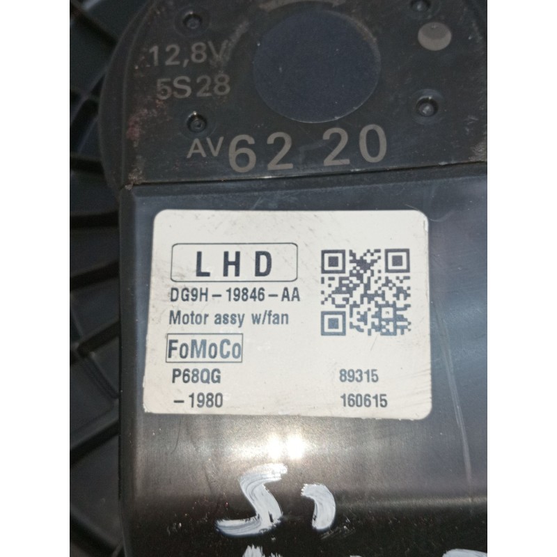 Recambio de motor calefaccion para ford s-max (cj, wa6) 2.0 tdci referencia OEM IAM DG9H19846AA 89315 160615