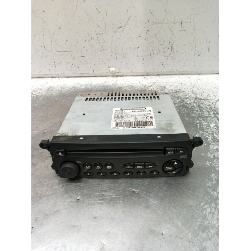 Recambio de sistema audio / radio cd para citroën xsara (n1) 2.0 hdi 90 referencia OEM IAM 96489096XT CL054730413883G 