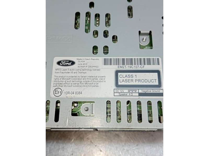 Recambio de sistema audio / radio cd para ford s-max (cj, wa6) 2.0 tdci referencia OEM IAM EM2T19C107CF  