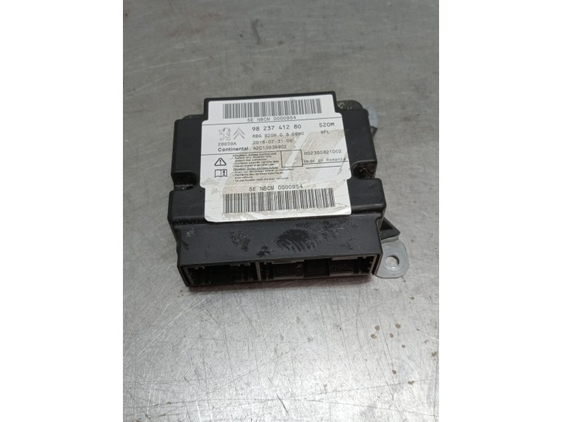Recambio de centralita airbag para peugeot partner furgoneta/monovolumen (k9) 1.6 bluehdi 75 referencia OEM IAM 9823741280 A2C15
