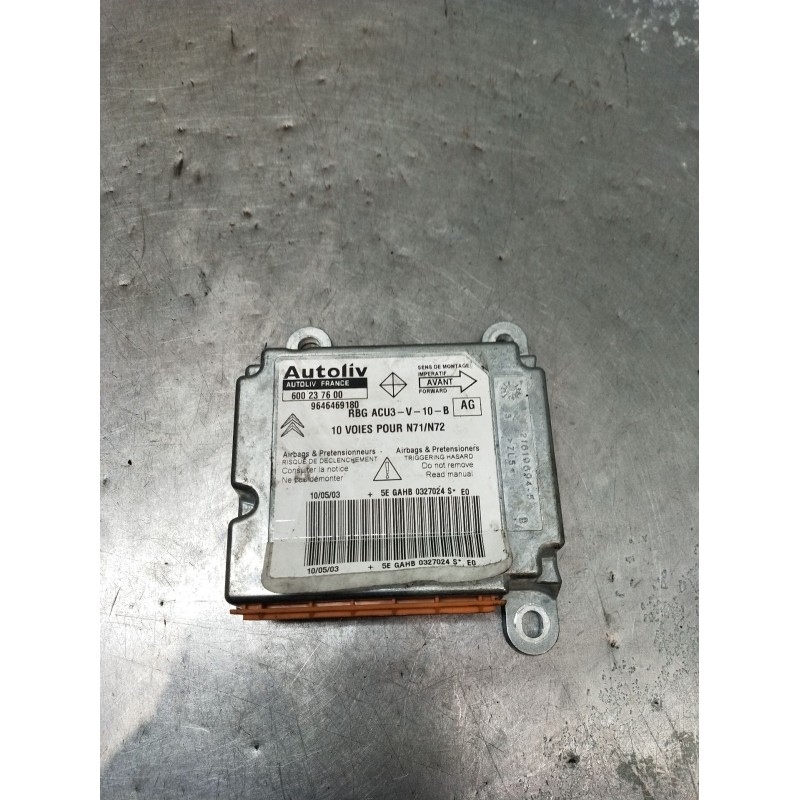 Recambio de kit airbag para citroën xsara (n1) 2.0 hdi 90 referencia OEM IAM 96464669180 600237600 