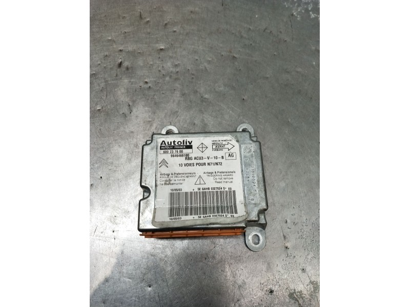 Recambio de kit airbag para citroën xsara (n1) 2.0 hdi 90 referencia OEM IAM 96464669180 600237600 