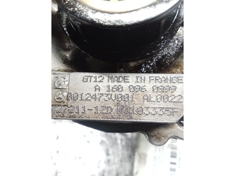 Recambio de turbocompresor para smart coupe básico (45kw) referencia OEM IAM 0012473V001 A1600960999 02