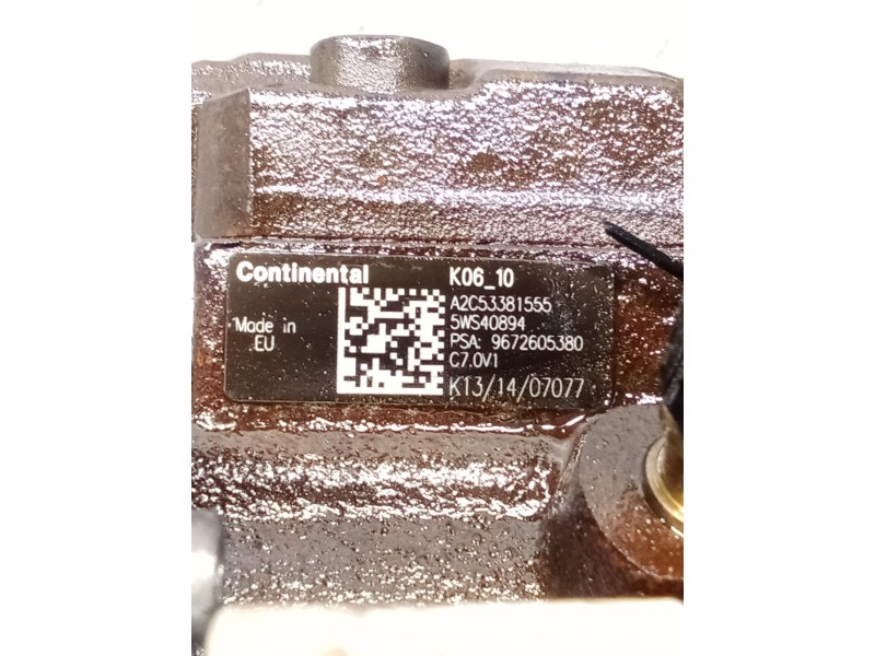 Recambio de bomba inyeccion para citroën c4 lim. seduction referencia OEM IAM 9672605380 A2C53381555 CONTINENTAL