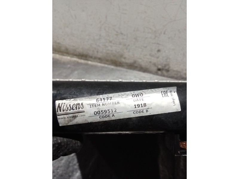 Recambio de radiador agua para suzuki baleno (eg) 1.6 i 16v (sy416) referencia OEM IAM   