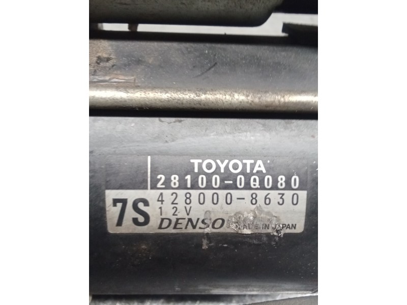 Recambio de motor arranque para toyota yaris (_p9_) 1.0 vvt-i (ksp90_) referencia OEM IAM 281000Q080 4280008630 11