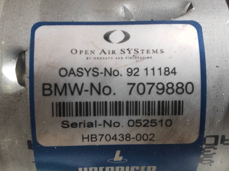 Recambio de motor techo electrico para mini cabrio (r52) cooper referencia OEM IAM 7079880 9211184 HB70438002