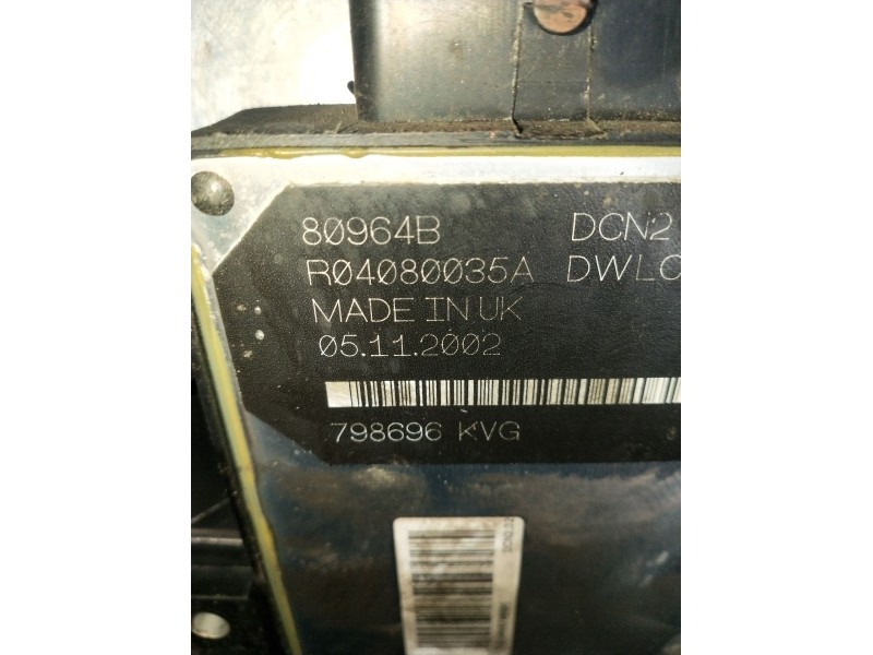 Recambio de centralita motor uce para citroën berlingo / berlingo first furgoneta/monovolumen (m_) 1.9 d 70 (mbwjz, mcwjz) refer