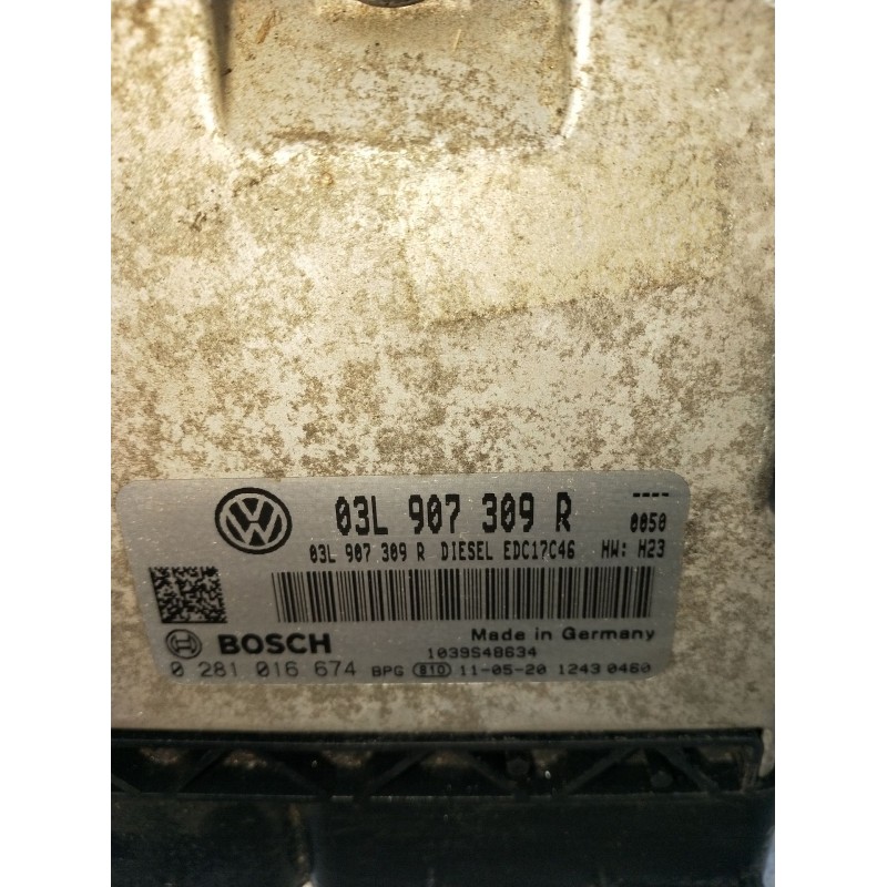 Recambio de centralita motor uce para volkswagen golf vi (5k1) advance referencia OEM IAM 0281016674 03L907309R 1039S48634