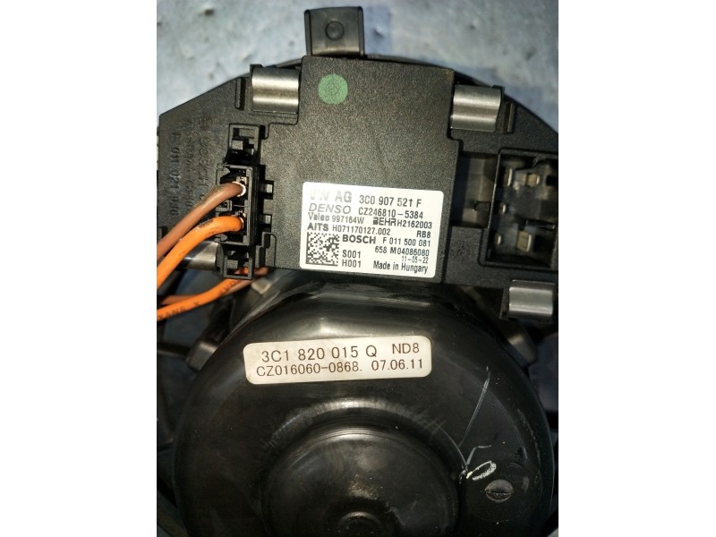 Recambio de motor calefaccion para volkswagen golf vi (5k1) advance referencia OEM IAM 3C1820015Q 3C0907521F F011500081