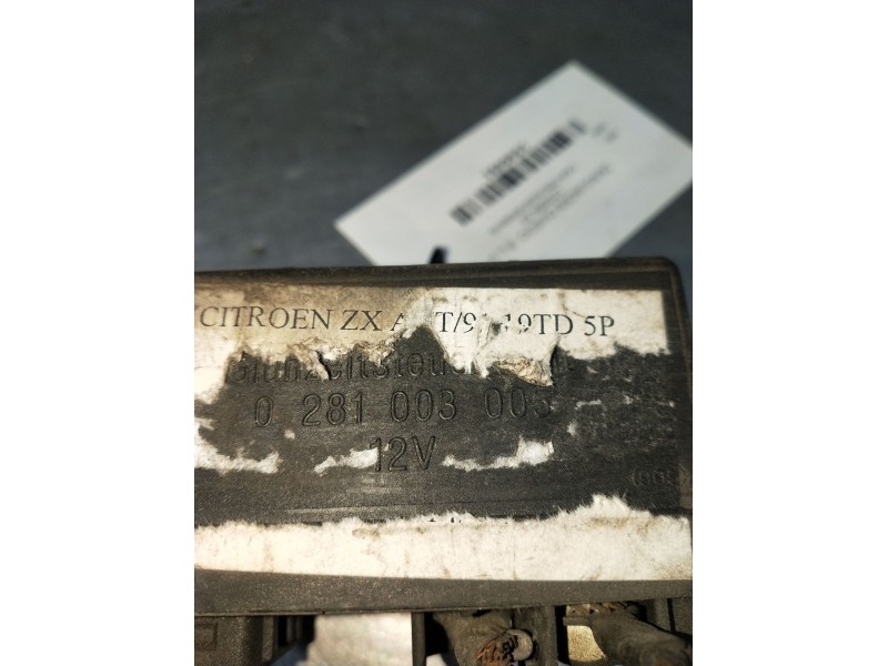 Recambio de caja precalentamiento para citroën zx referencia OEM IAM 0281003005  