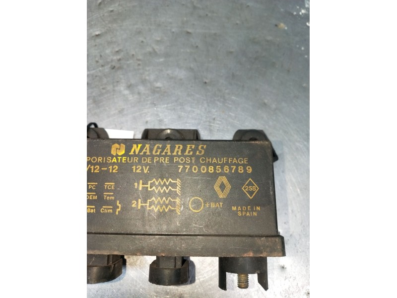 Recambio de caja precalentamiento para renault 19 (b/c/l53) 1.9 d referencia OEM IAM 7700856789  
