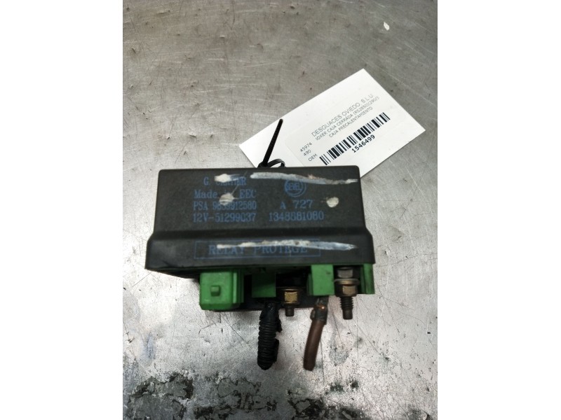 Recambio de caja precalentamiento para peugeot boxer caja cerrada (rs2850)(290/330)(´02) 290 c  td referencia OEM IAM 9639912580