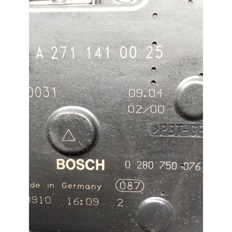 Recambio de caja mariposa para mercedes-benz clase c (w203) familiar c 180 t compressor (203.246) referencia OEM IAM A2711410025