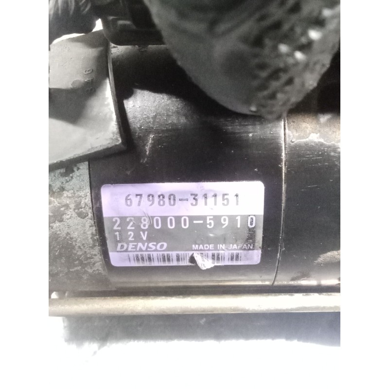 Recambio de motor arranque para suzuki baleno (eg) 1.6 i 16v (sy416) referencia OEM IAM 2280005910 6798031151 