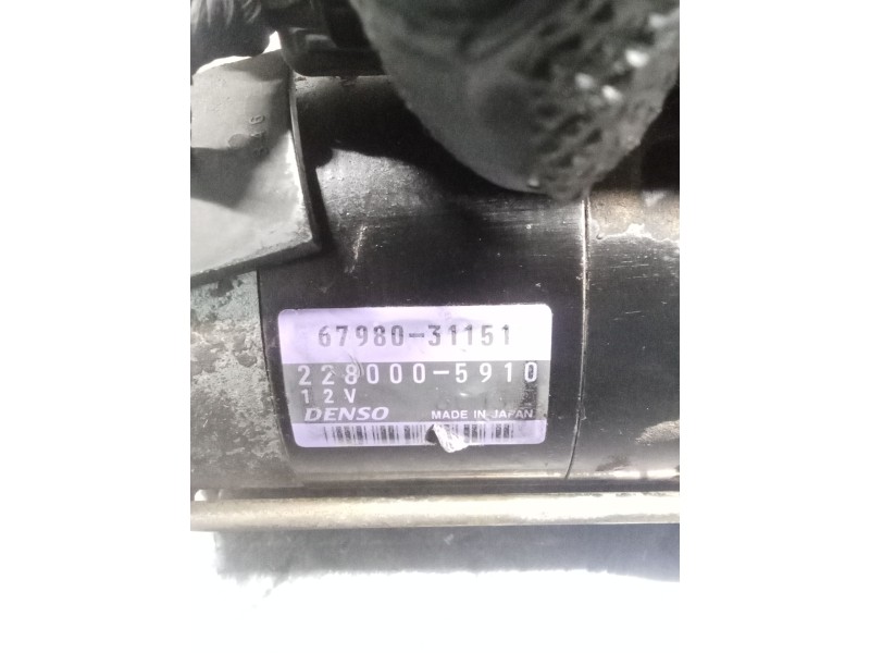 Recambio de motor arranque para suzuki baleno (eg) 1.6 i 16v (sy416) referencia OEM IAM 2280005910 6798031151 