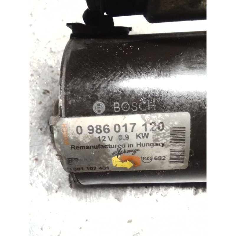 Recambio de motor arranque para opel agila a (h00) 1.2 16v (f68) referencia OEM IAM 0986017120  