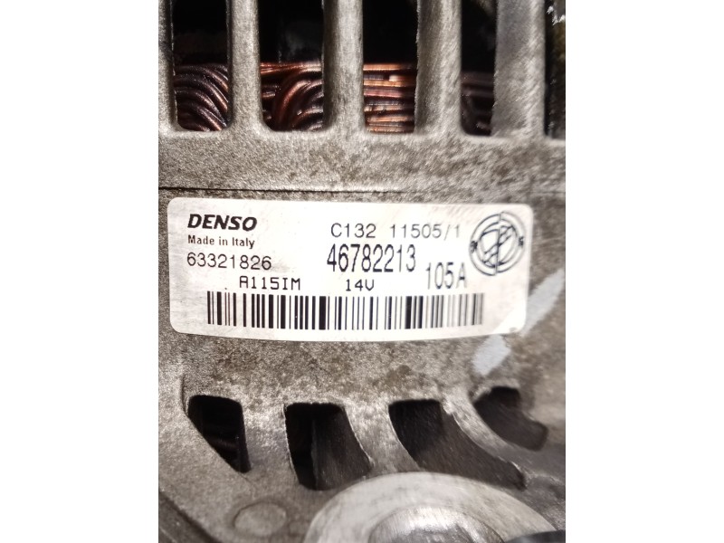 Recambio de alternador para alfa romeo gt (937_) 1.9 jtd (937cxn1b) referencia OEM IAM 46782213  105A