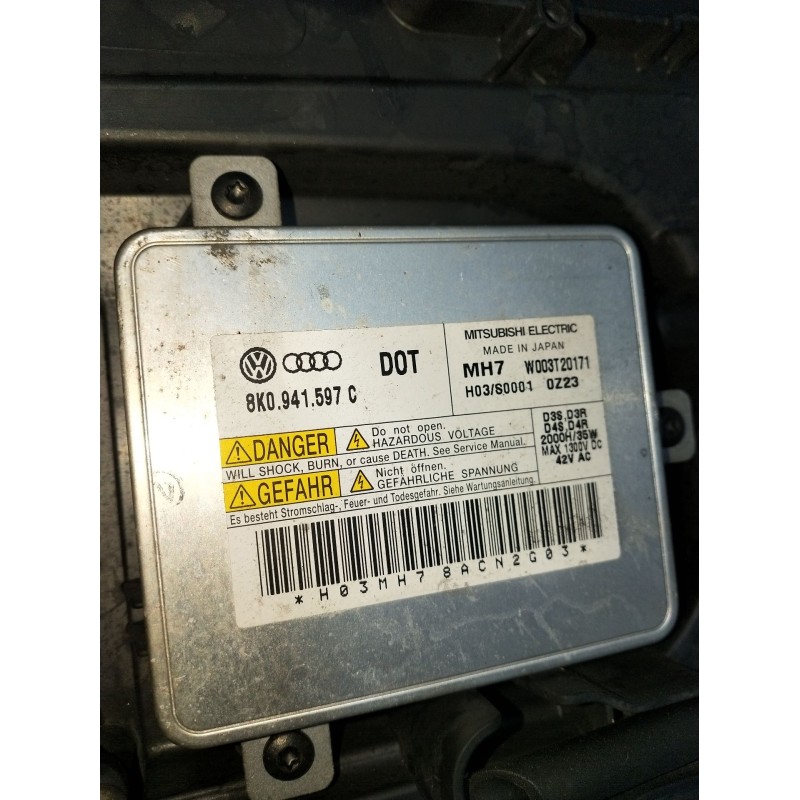 Recambio de faro izquierdo para seat alhambra (710, 711) 2.0 tdi referencia OEM IAM 0301243281 W003T20171 8K0941597C XENON 7N594