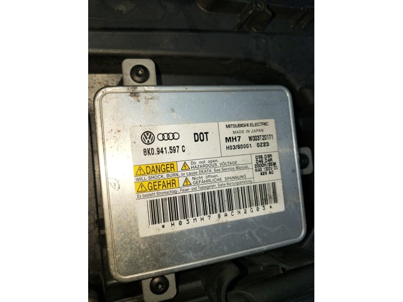 Recambio de faro izquierdo para seat alhambra (710, 711) 2.0 tdi referencia OEM IAM 0301243281 W003T20171 8K0941597C XENON 7N594