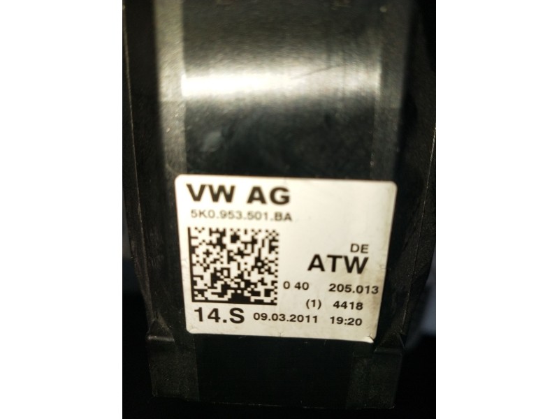 Recambio de mando luces para seat alhambra (710, 711) 2.0 tdi referencia OEM IAM 5K0953501BA  