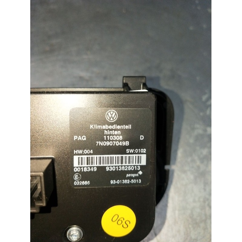 Recambio de mando calefaccion / aire acondicionado para seat alhambra (710, 711) 2.0 tdi referencia OEM IAM 7N0907049B 930138250
