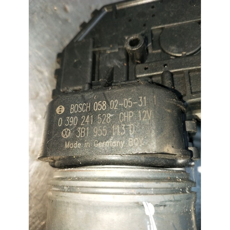 Recambio de motor limpia delantero para volkswagen passat b5.5 (3b3) 1.9 tdi referencia OEM IAM 3B1955113D 0390241528 0580205311