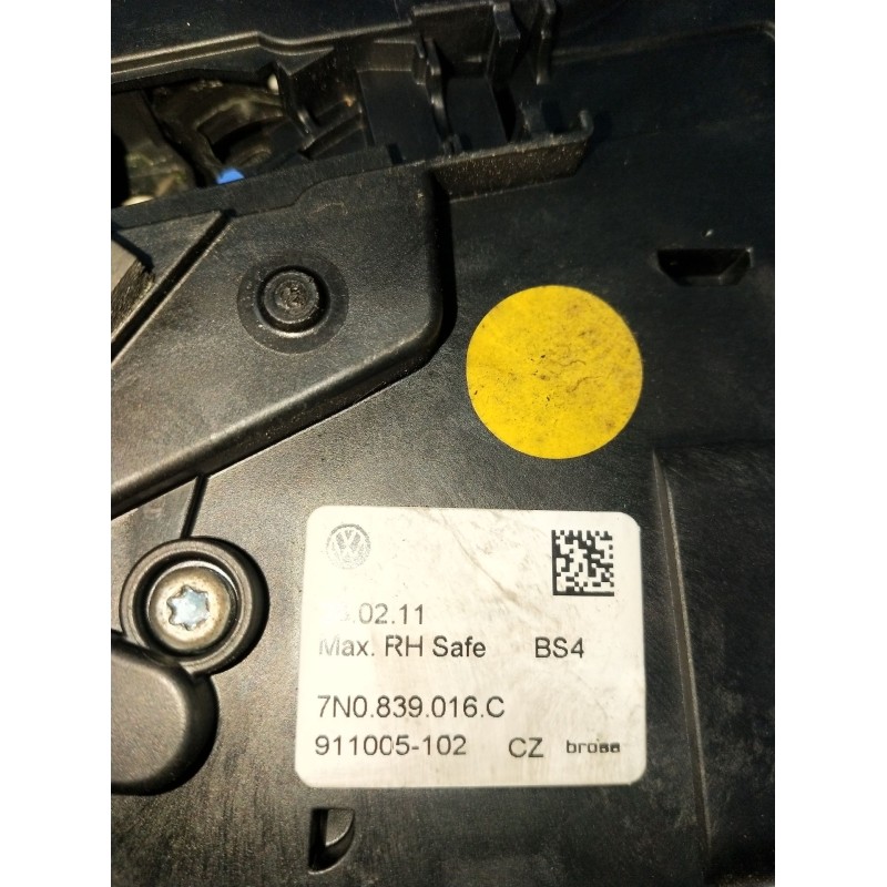 Recambio de motor cierre centralizado trasero derecho para seat alhambra (710, 711) 2.0 tdi referencia OEM IAM 7N0839016C 5P 