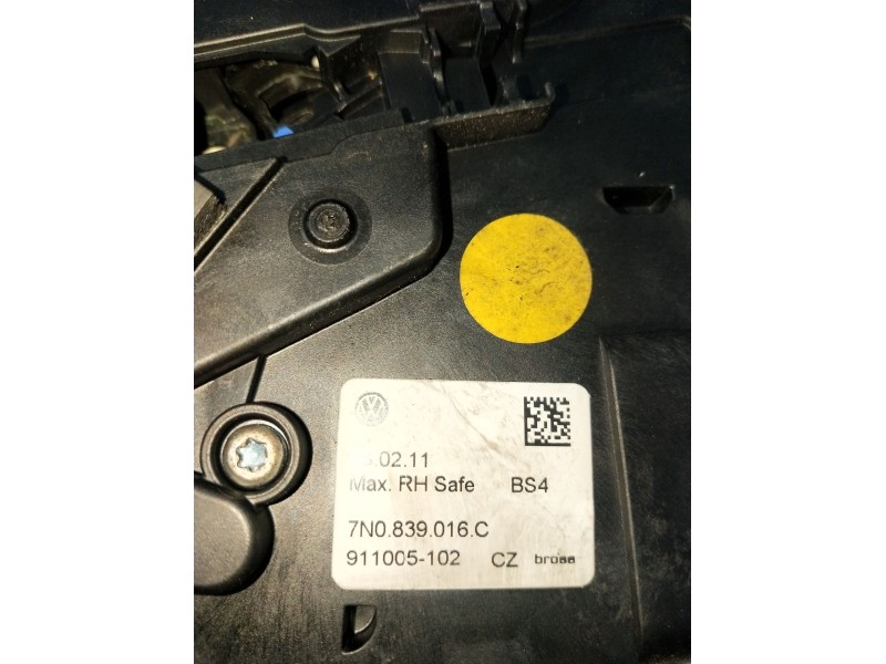 Recambio de motor cierre centralizado trasero derecho para seat alhambra (710, 711) 2.0 tdi referencia OEM IAM 7N0839016C 5P 