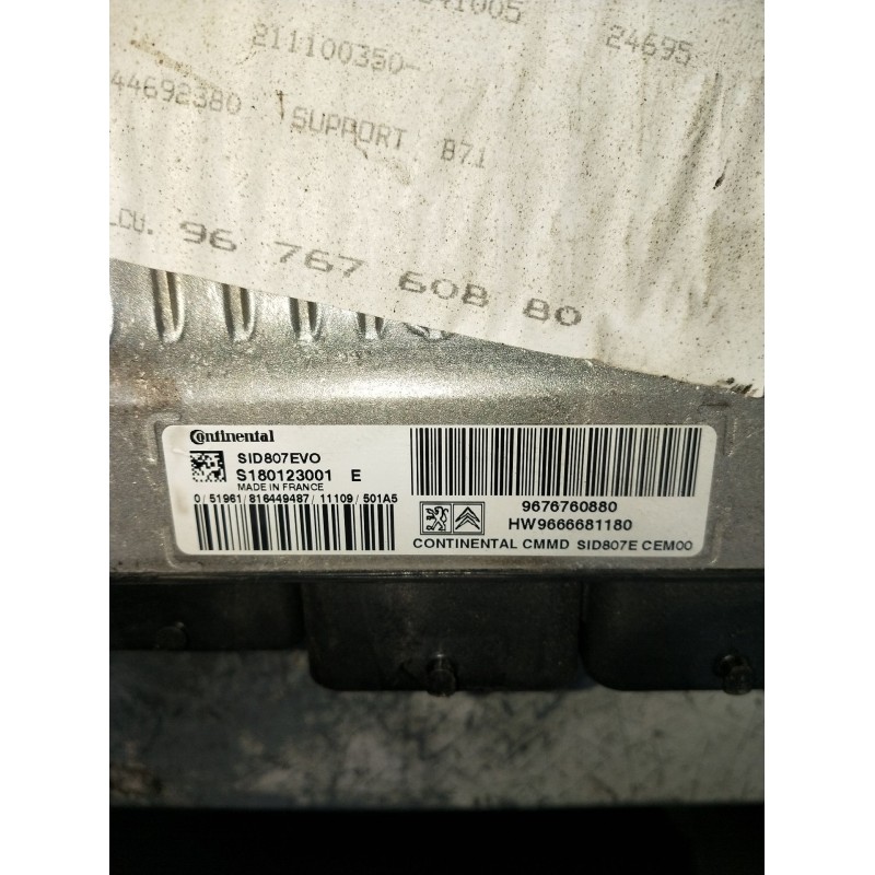 Recambio de centralita motor uce para citroën c4 lim. seduction referencia OEM IAM 9676760880 HW9666681180 S180123001E