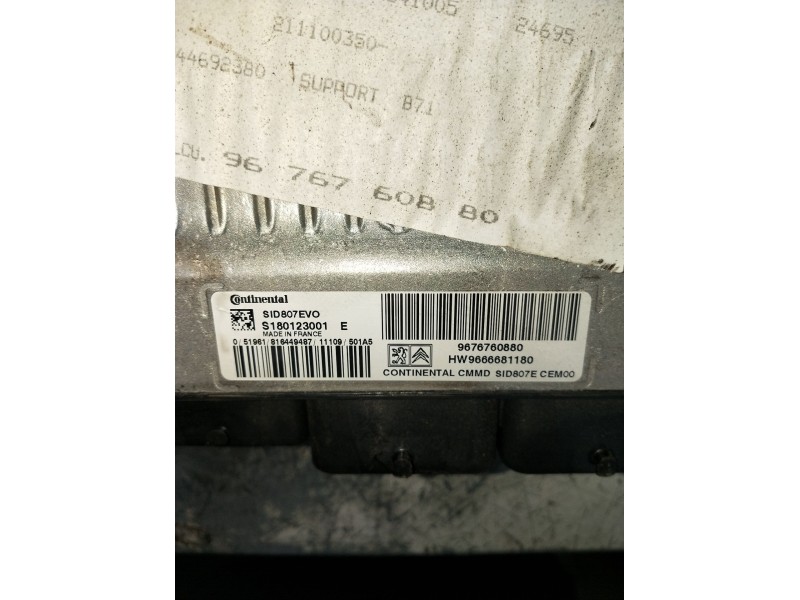 Recambio de centralita motor uce para citroën c4 lim. seduction referencia OEM IAM 9676760880 HW9666681180 S180123001E