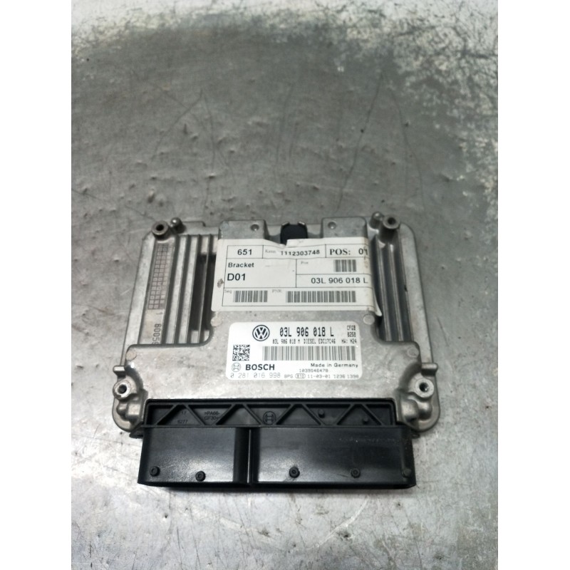 Recambio de centralita motor uce para seat alhambra (710, 711) 2.0 tdi referencia OEM IAM 0281016998 03L906018L 1039S4678