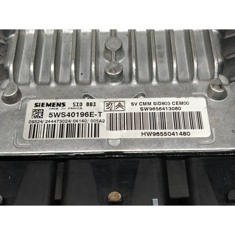 Recambio de centralita motor uce para peugeot 407 st confort pack referencia OEM IAM 5WS40196ET SW9656413080 HW9655041480 SID803