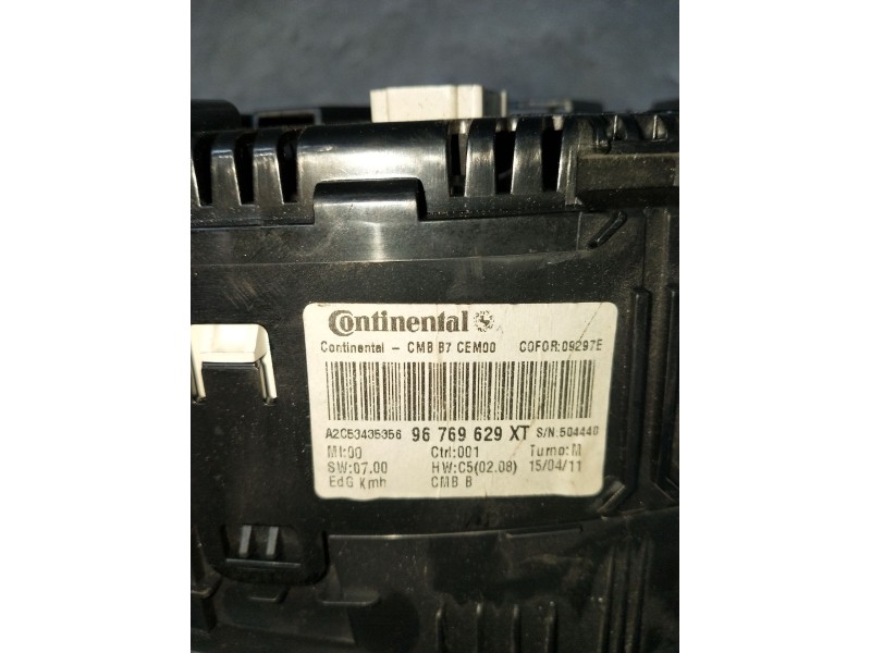 Recambio de cuadro instrumentos para citroën c4 lim. seduction referencia OEM IAM 96769629XT A2C53435356 DIGITAL