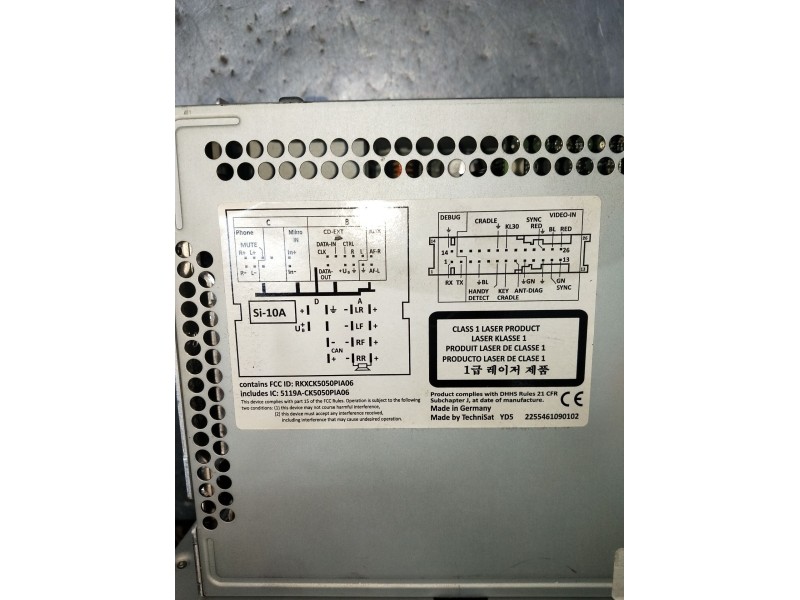 Recambio de sistema audio / radio cd para seat alhambra (710, 711) 2.0 tdi referencia OEM IAM 2255461090102  