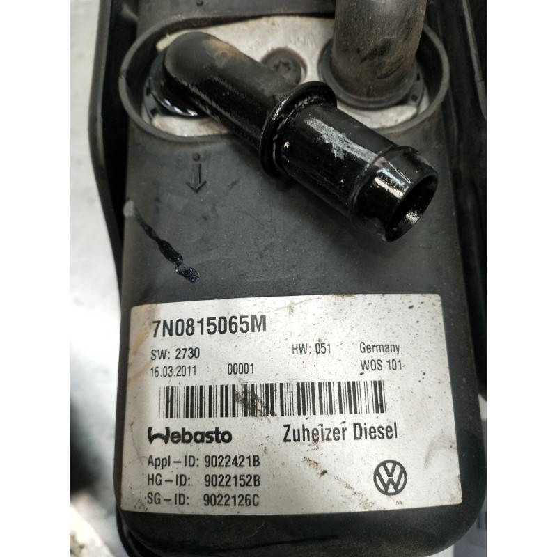 Recambio de valvula intercambio de calefaccion para seat alhambra (710, 711) 2.0 tdi referencia OEM IAM 7N0815065M 9022421B 9022