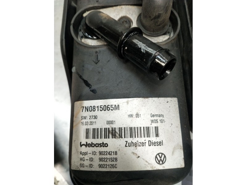 Recambio de valvula intercambio de calefaccion para seat alhambra (710, 711) 2.0 tdi referencia OEM IAM 7N0815065M 9022421B 9022