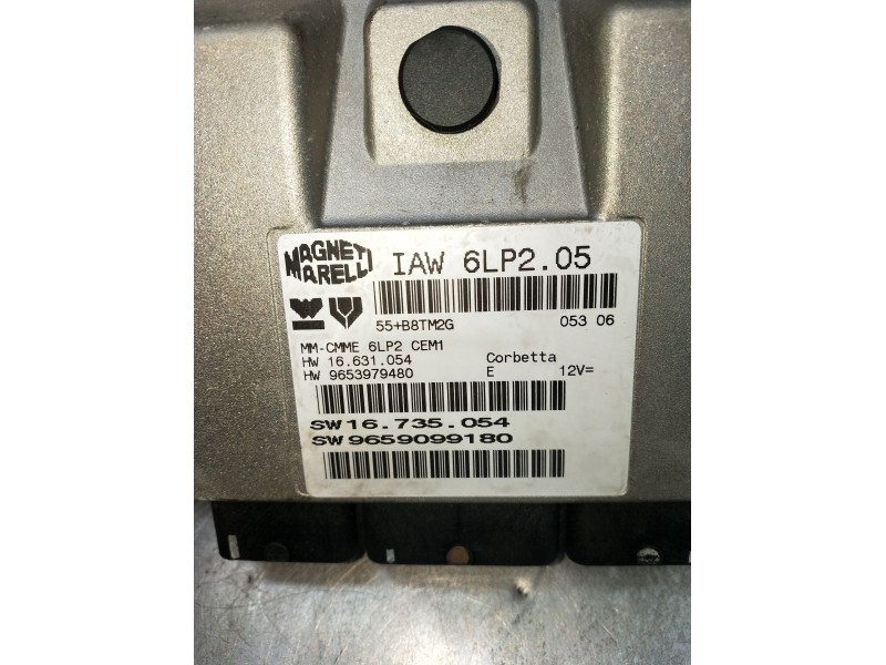 Recambio de centralita motor uce para citroën c4 coupé (la_) 1.4 16v referencia OEM IAM SW9659099180 9653979480 SW16735054 06