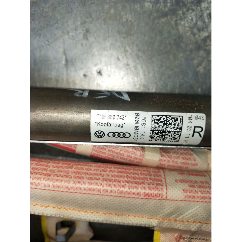 Recambio de airbag cortina delantero derecho para seat alhambra (710, 711) 2.0 tdi referencia OEM IAM 7N0880742  11