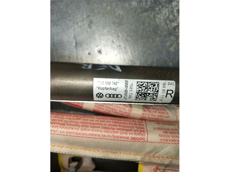 Recambio de airbag cortina delantero derecho para seat alhambra (710, 711) 2.0 tdi referencia OEM IAM 7N0880742  11