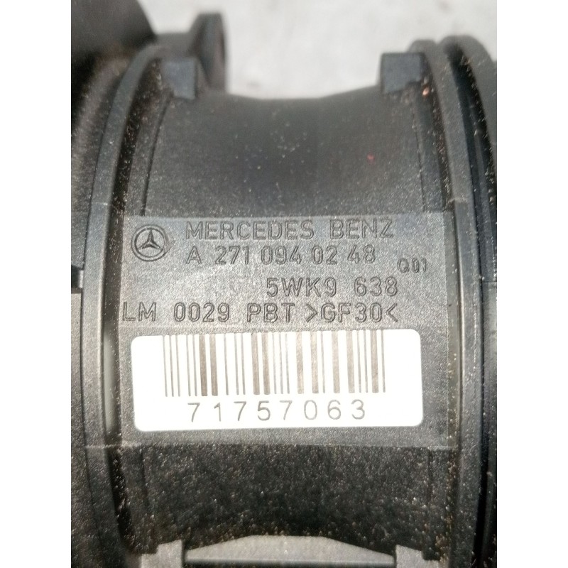 Recambio de caudalimetro para mercedes-benz clase c (w203) familiar c 180 t compressor (203.246) referencia OEM IAM A2710940248 