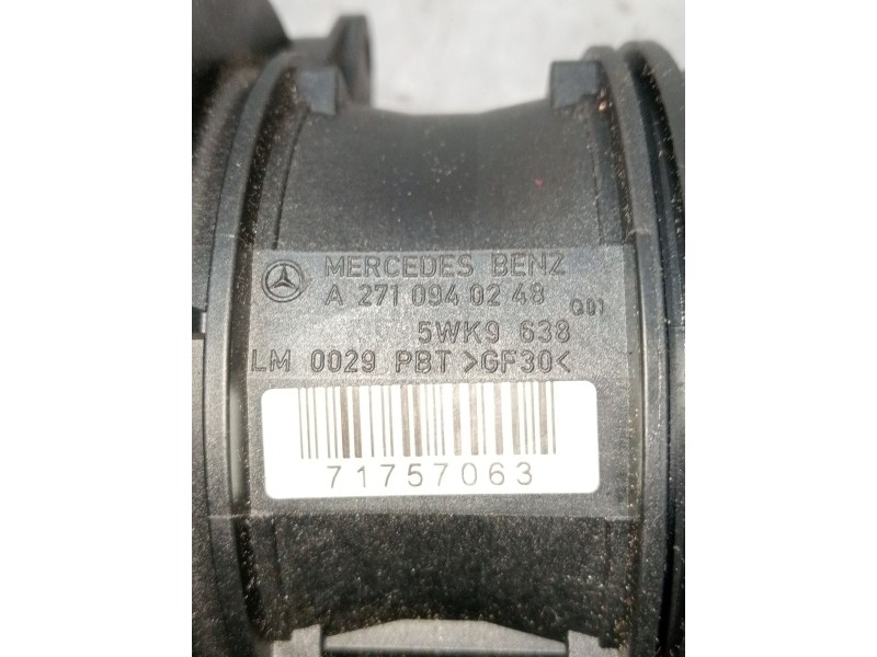 Recambio de caudalimetro para mercedes-benz clase c (w203) familiar c 180 t compressor (203.246) referencia OEM IAM A2710940248 
