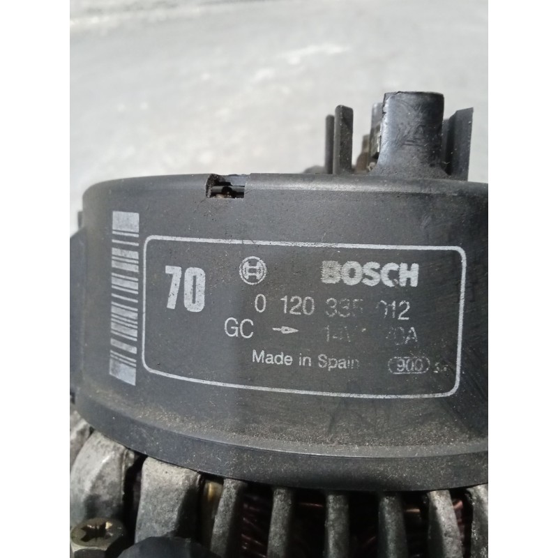 Recambio de alternador para peugeot 306 hatchback (7a, 7c, n3, n5) 1.9 dt referencia OEM IAM 0120335012 70A 93